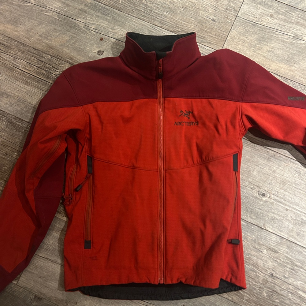 Arc'teryx Men's Two-Tone Red Performance Jacket